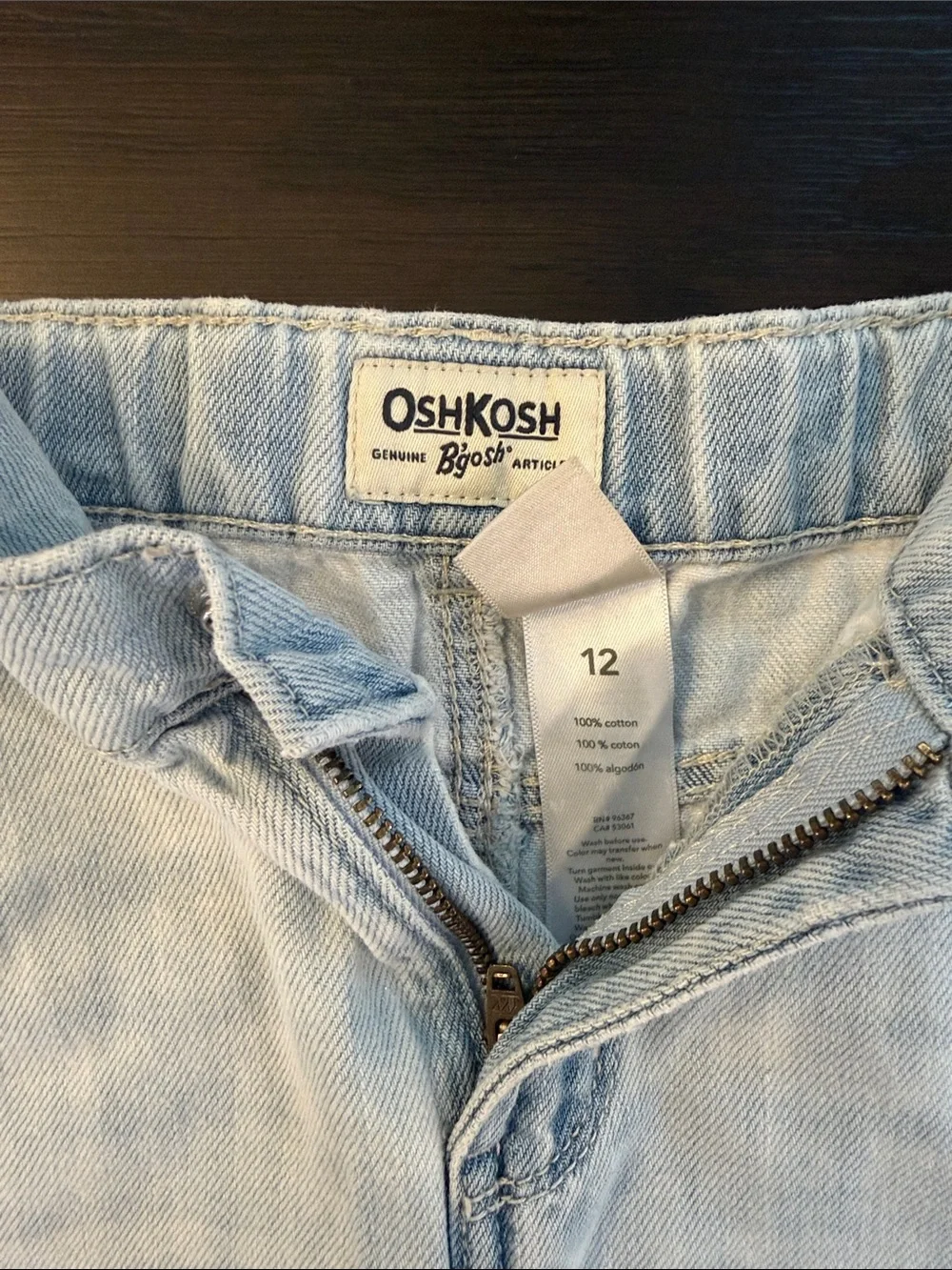 OshKosh B'gosh Light Blue Denim Mini Skirt